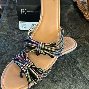 inc bowey bling flip flops